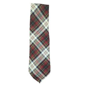 Michelsons of London Viyella Wool Blend Plaid Tie